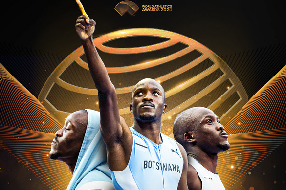 Fotó: World Athletics fb oldala Sifan Hassan és Letsile Tebogo az év atlétája
