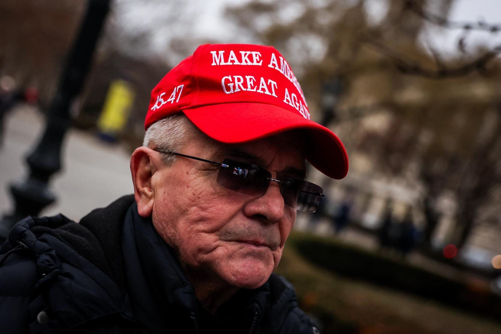 Make America Great Again! - Tegyük Amerikát újra naggyá! a jelmondat a budapesti Szabadság téren is