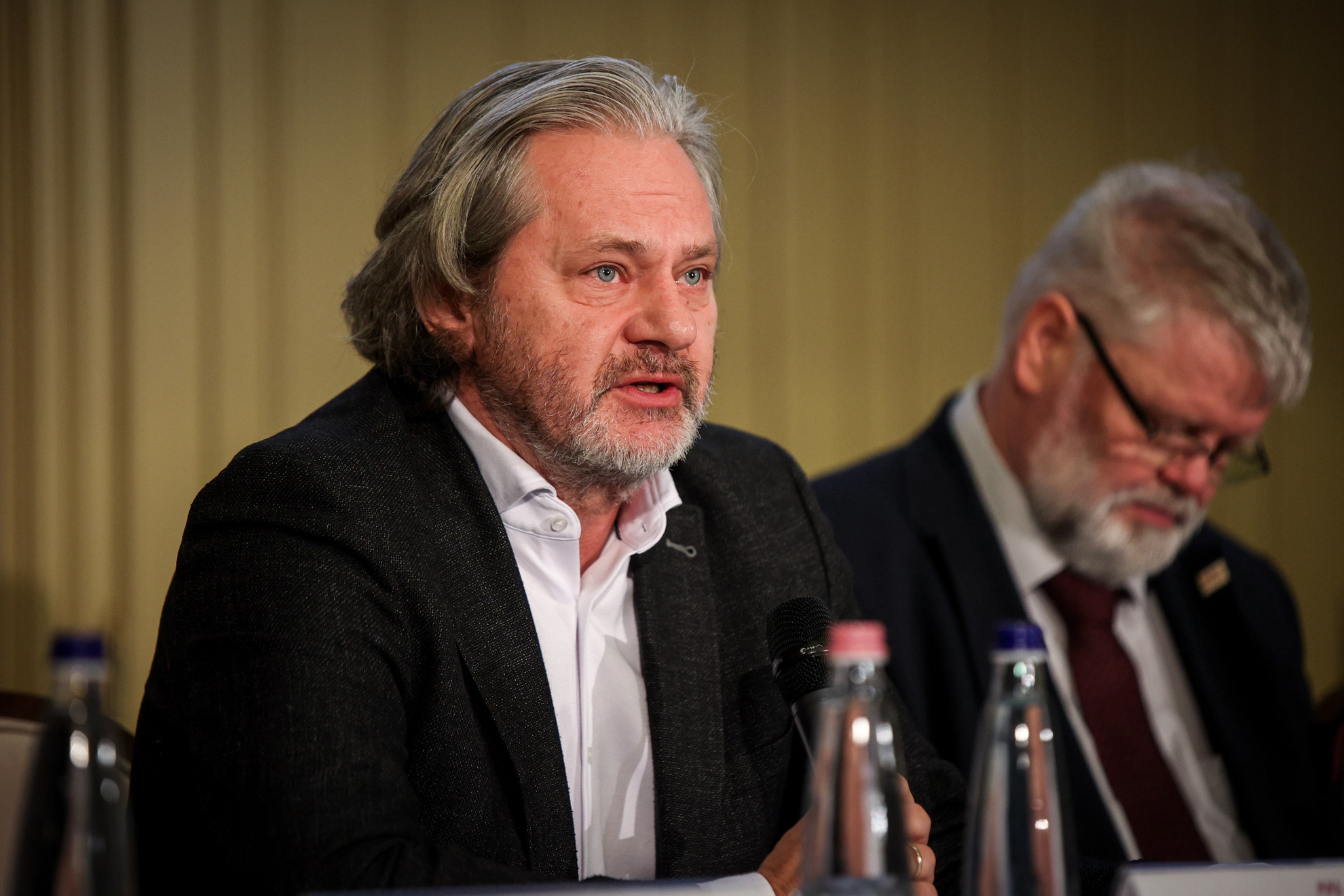Fotó: MH/Török Péter Rátóti Zoltán alelnök, a Magyar Művészeti Akadémia sajtótájékoztatóján 2025. január 21-én