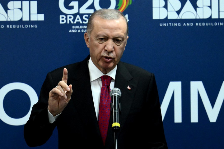Fotó: AFP/Luis Robayo Erdogan Izraelt vádolja a szíriai társadalom megosztásával