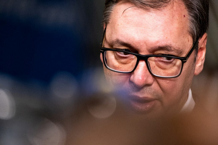 Fotó: AFP/Hans Lucas/Martin Bertrand Pénteken startol Vučić népi mozgalma