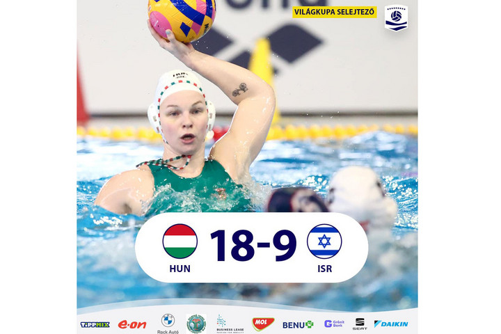 Fotó: Facebook/waterpolo.hu Sima győzelemmel folytatta szereplését a magyar válogatott