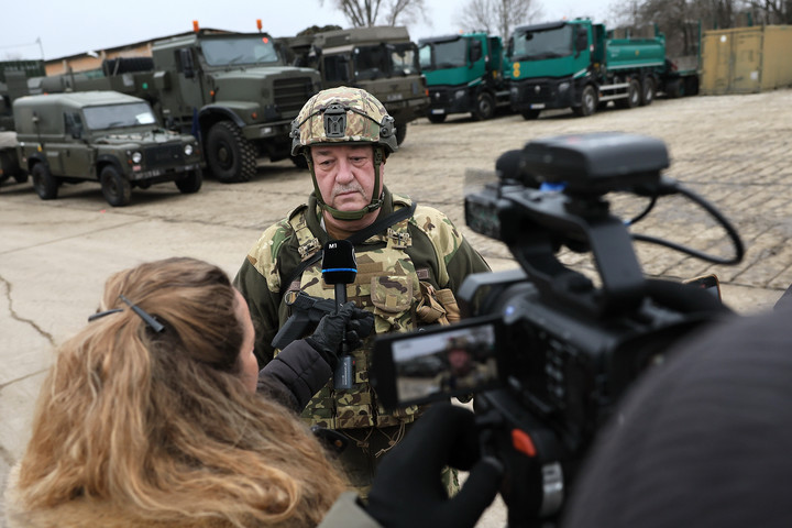 Fotó: MTI/Lehoczky Péter A Steadfast Dart 2025 elnevezésű idei legnagyobb NATO-gyakorlat a szövetséges tagországok összefogását mutatja