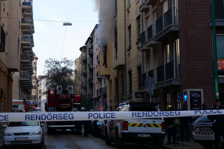 Fotó: MTI/Mihádák Zoltán Robbanás volt egy ferencvárosi társasházban