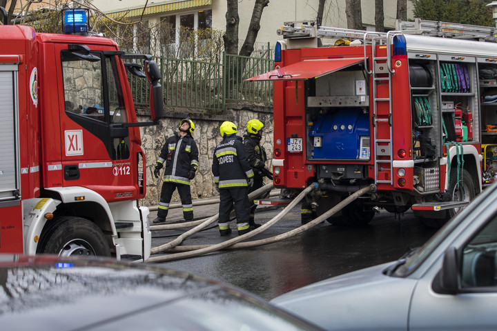 Fotó: MH-archív/Purger Tamás Kigyulladt egy műanyag-feldolgozó üzem Szigethalmon