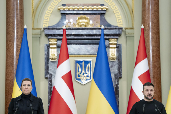 Zelenszkij tárgyalt Dánia miniszterelnökével