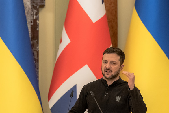 Nagy-Britanniában kigúnyolták Zelenszkijt