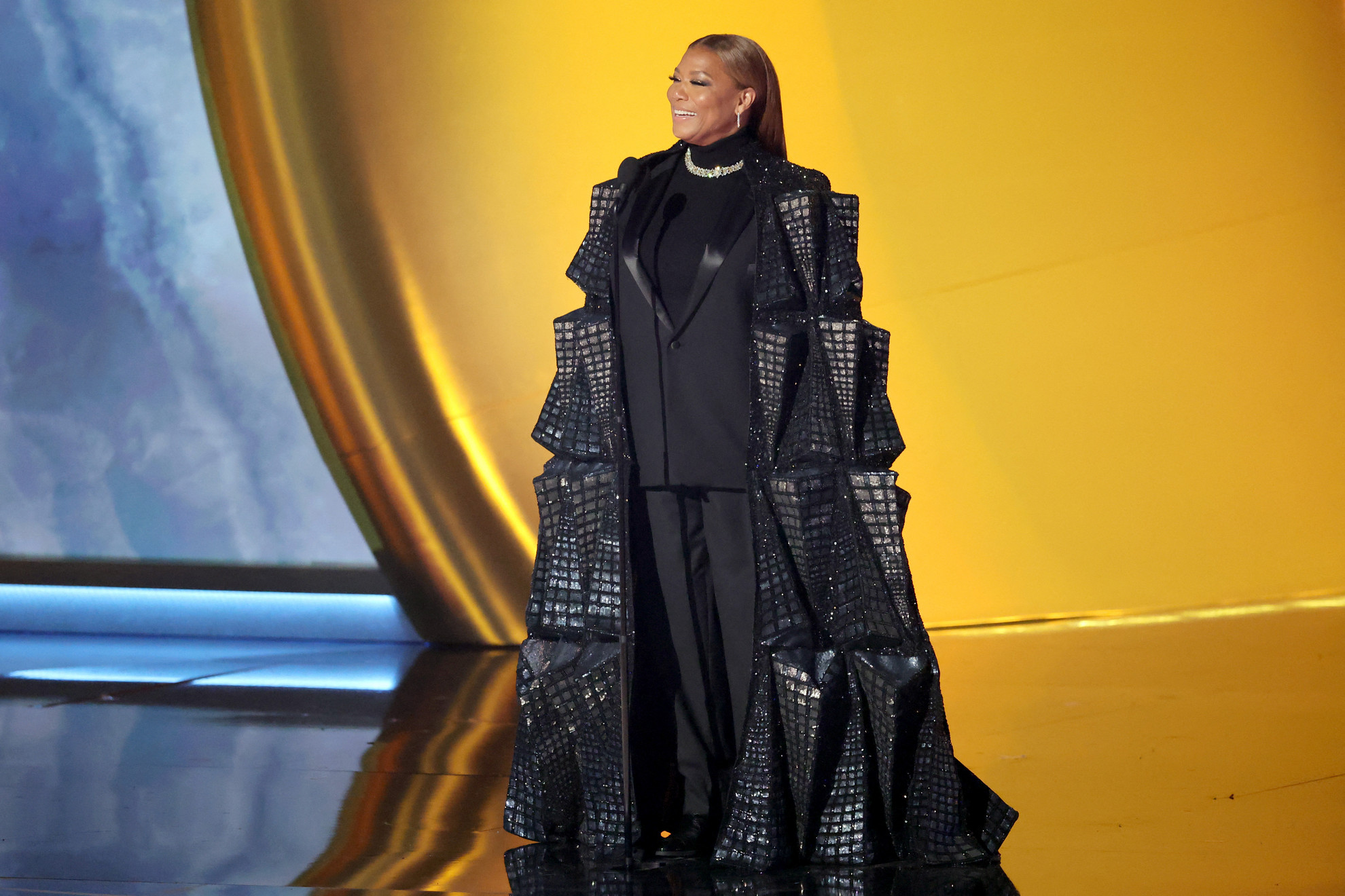 Fotó: Getty Images via AFP/Amy Sussman Queen Latifah amerikai színésznő, rapper, énekesnő nem villantott