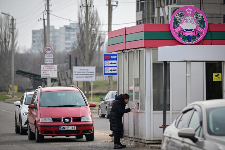 Fotó: AFP/Daniel Mihailescu A szakadár Dnyeszter-melléken több ellenőrző pontot eltávolítottak