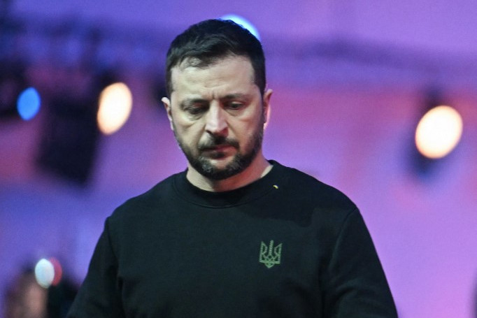 Fotó: AFP/Sergei Gapon Zelenszkij kifogásolta, hogy a nemzetközi közösség nem támogatja eléggé Kijevet