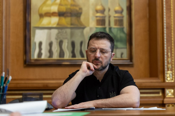 Fotó: AFP/Ukrainian Presidential Press Service/Handout Zelenszkij: Oroszország nem akar tárgyalásokat