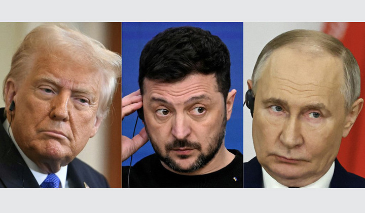 Fotó: AFP/Pool/John Thys, Jim Watson, Evgenia Novozhenina Trump dühös Putyin ukrán vezetésről tett megjegyzései miatt