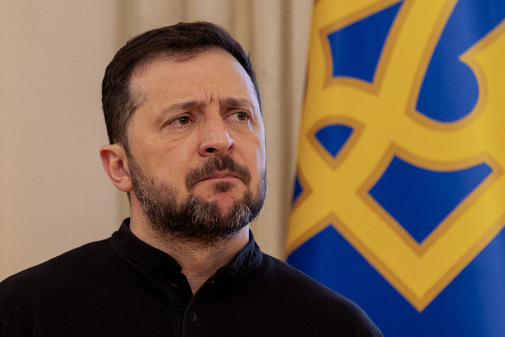 Fotó: AFP/Pool/Tetiana Dzhafarova Zelenszkij retteg