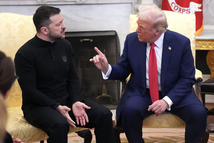 Fotó: AFP/Getty Images/Getty Images North America/Andrew Harnik Zelenszkij a vártnál korábban távozott a Fehér Házból