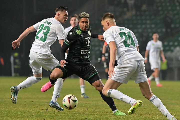 Fotó: MTI//Krizsán Csaba A Ferencváros hosszabbításban harcolta ki a továbbjutást Győrben