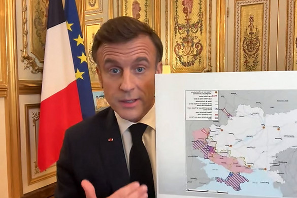 Zaharova viccelődött Macron videóján
