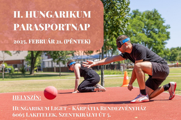 Csörgőlabda-villámtorna is lesz a II. Hungarikum Parasportnapon
