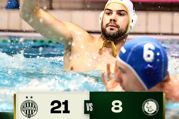 Fotó: Facebook/FTC Vízilabda Fölényes Fradi győzelem medencében