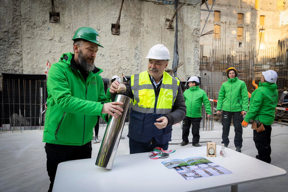 Időkapszula került az Agrártárca épületébe