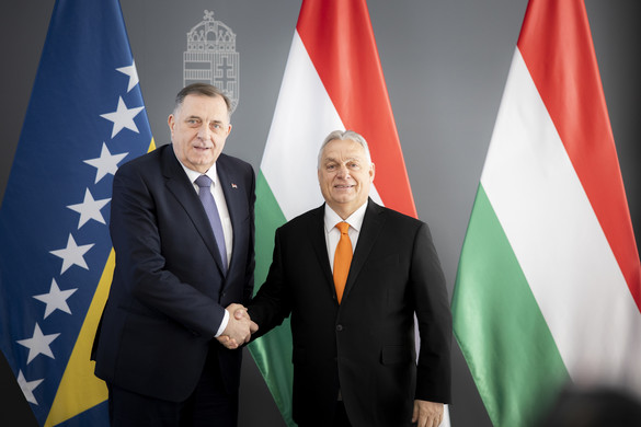 Milorad Dodikot fogadta Orbán Viktor
