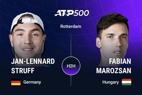 Fotó: Facebook/Hungarian Tennis Marozsán: Jó skalp volt Struff, örülök a győzelemnek