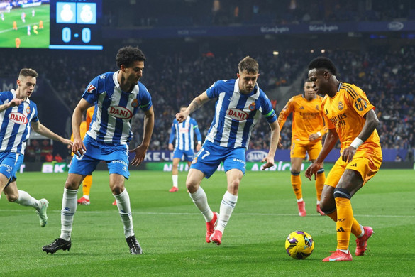 Meglepetés a La Ligában: Az Espanyol vendégeként kapott ki a Real Madrid