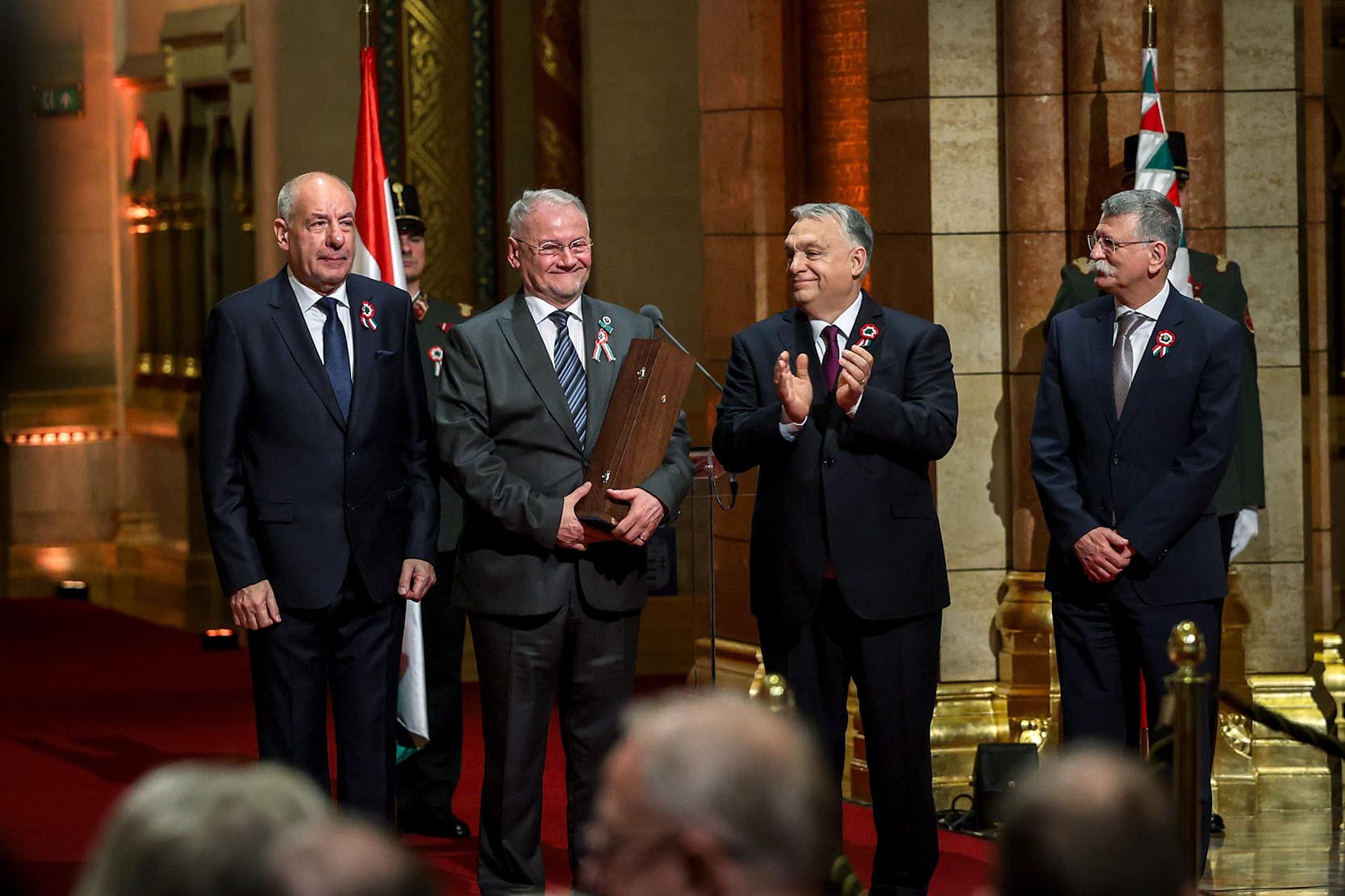 Neményi Miklós gépészmérnök életútja elismeréseként vehette át a Széchenyi-díjat