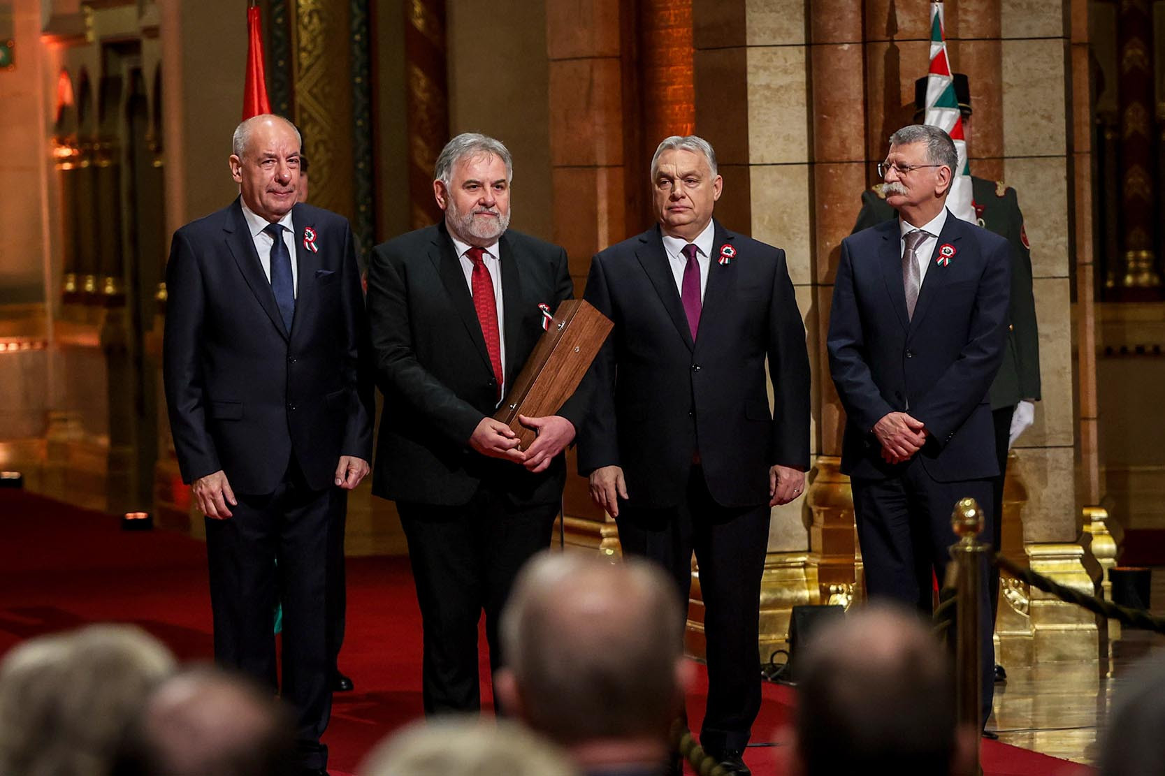 Nyulászi László vegyészmérnök, egyetemi tanár Széchenyi-díjat kapott a nemzeti ünnep alkalmából