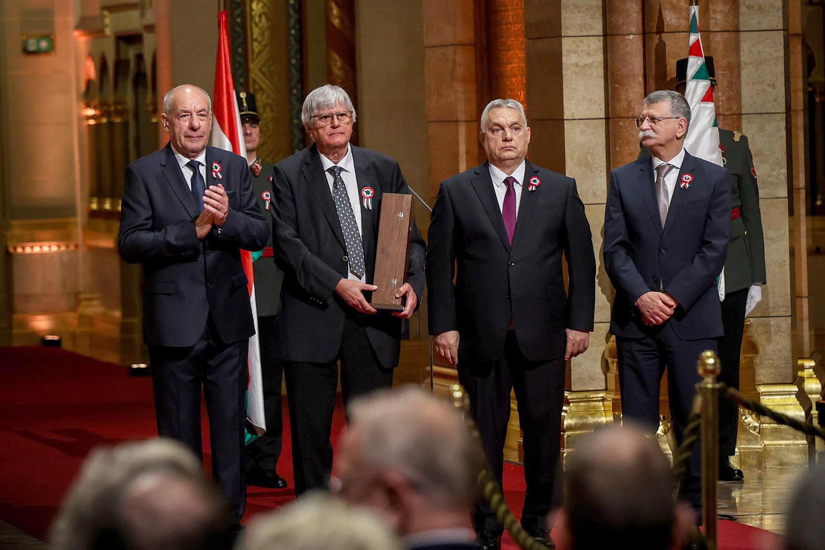 Varró András orvos-biológus Széchenyi-díjat vehetett át