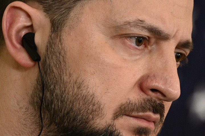 Fotó: AFP/Brendan Smialowski Zelenszkij az ukrajnai választások tervéről beszél