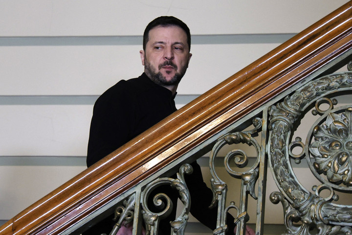 Fotó: AFP/Belga/Nicolas Maeterlinck Zelenszkij menekülni készül