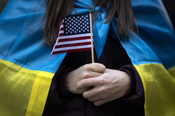 Fotó: Getty Images via AFP/Scott Olson Zelenszkij az amerikai segélyekről