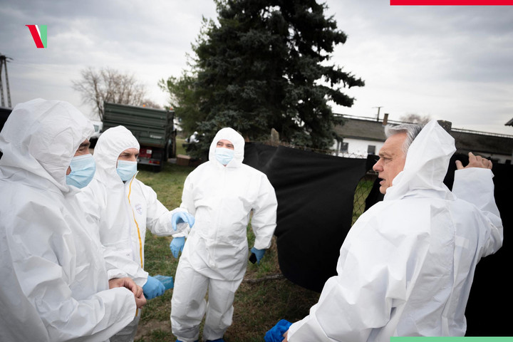 Orbán Viktor ellenőrzi a védekezést + VIDEÓ
