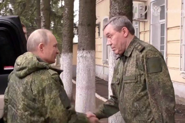 Fotó: AFP/kremlin.ru/Handout Putyin célja az ellenség teljes szétzúzása