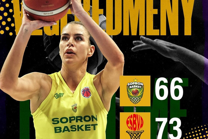 Fotó: Facebook/Sopron Basket Hétpontos soproni hátrány az elődöntőben