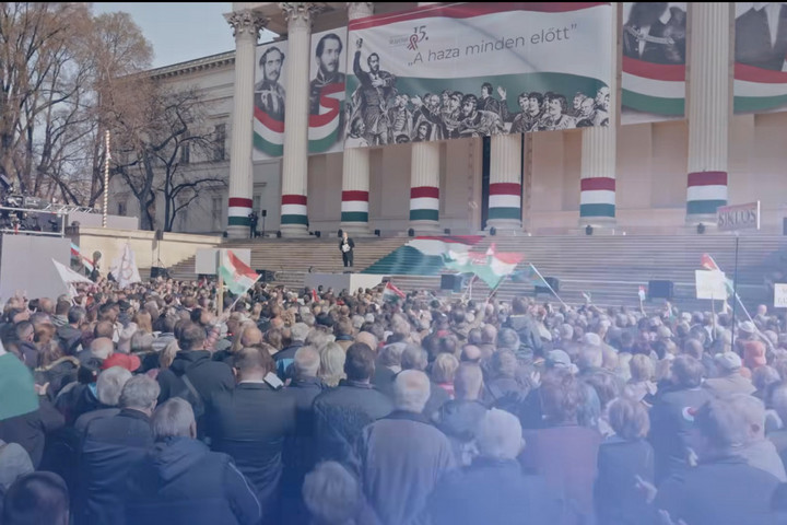 Fotó: Facebook/Magyarország Kormánya/Képernyőfelvétel Itt tartja ünnepi beszédét Orbán Viktor + VIDEÓ