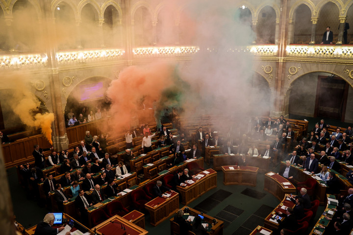 Fotó: MH/Török Péter Megszavazta a parlament a Pride-ot betiltó törvényt +VIDEÓ