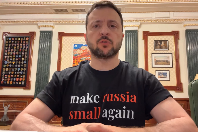 Fotó: instagram.com/zelenskyy_official/képernyőfelvétel Zelenszkij képe felháborodást váltott ki a Nyugaton