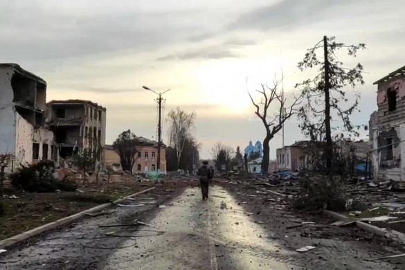 Fotó: AFP/Handout/Russian Defence Ministry Újabb település került orosz kéz alá