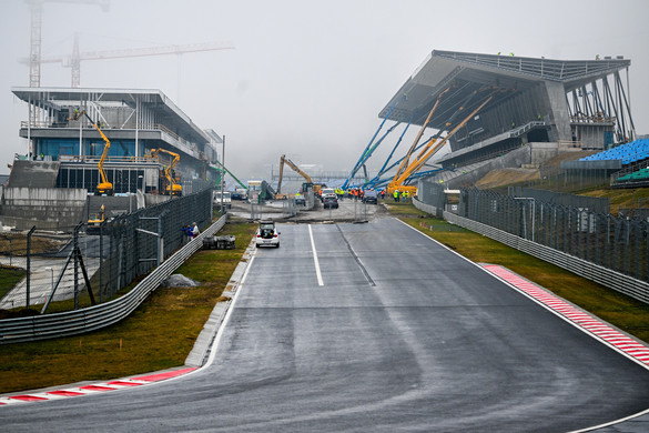 A tervek szerint halad a Hungaroring felújítása