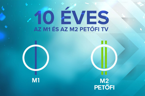 Dupla jubileum a közmédiánál: 10 éves az M2 Petőfi TV és az M1 aktuális csatorna   