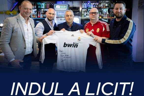 Elindult a jótékonysági licit Orbán Viktor mezére