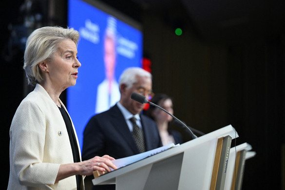 Von der Leyen sürgette az EU-t, hogy a béke megteremtéséig lássa el fegyverekkel Kijevet