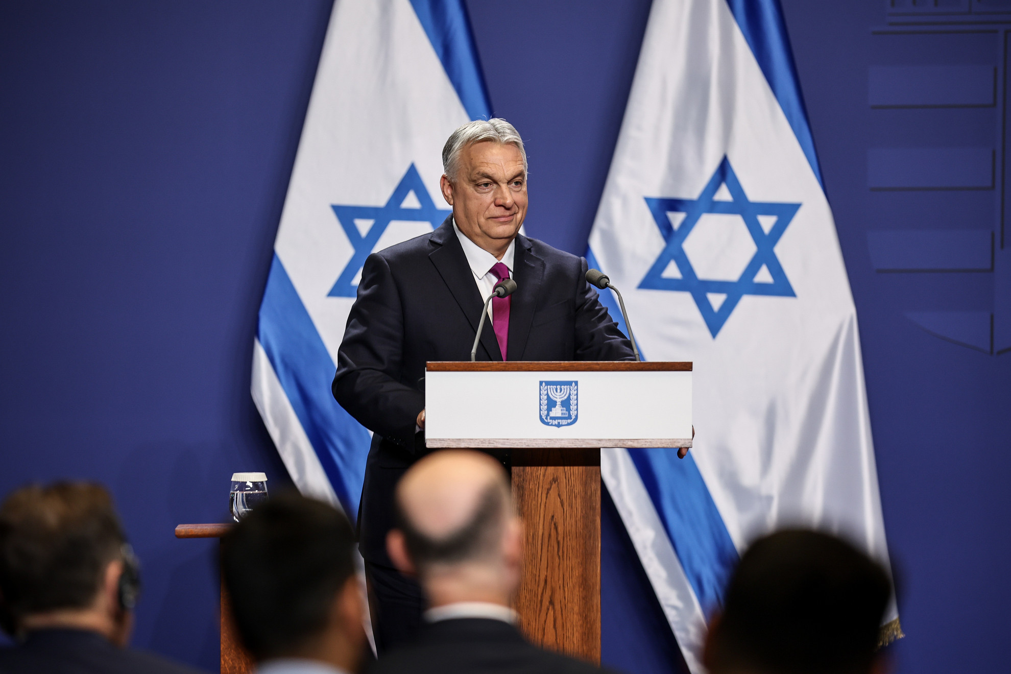 Fotó: MH/Balogh Dávid Orbán Viktor sajtótájékoztatója Benjamin Netanjahu izraeli miniszterelnökkel