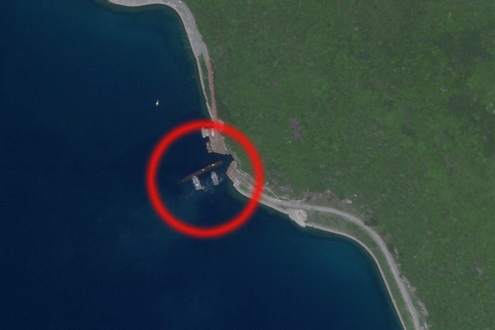 Fotó: AFP/© 2020 Planet Labs, Inc. A Google Maps frissítése hat nukleáris tengeralattjárót talált