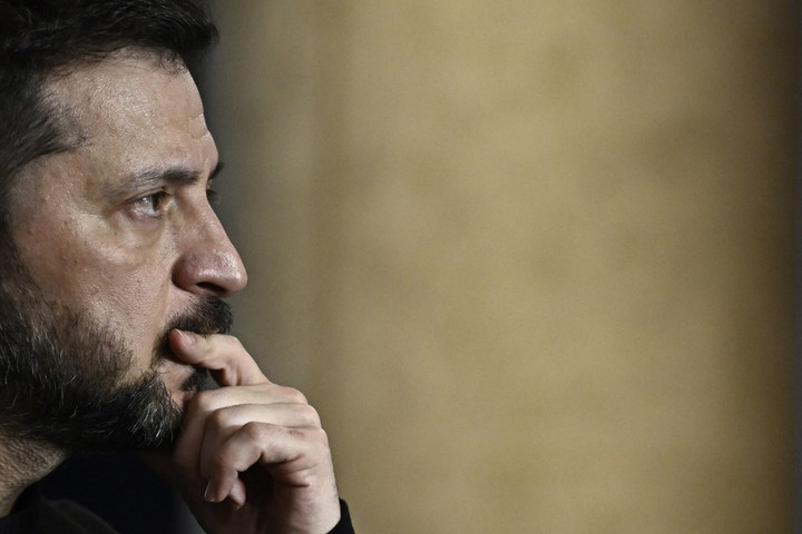 Fotó: AFP/Julien de Rosa Zelenszkij csapdába esett