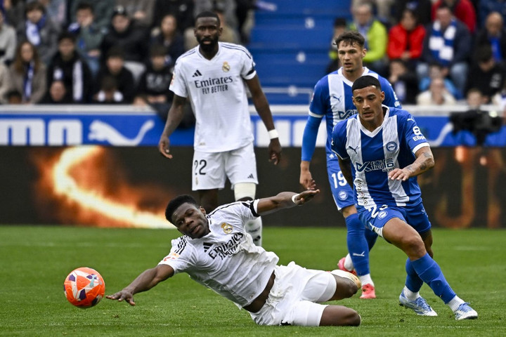 Fotó: AFP/Ander Gillenea Mbappé kiállítása ellenére is győzött a Real Madrid