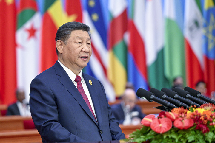 Fotó: Xinhua via AFP/Li Xueren Hszi Csin-ping: A vámháborúknak nem lesznek győztesei