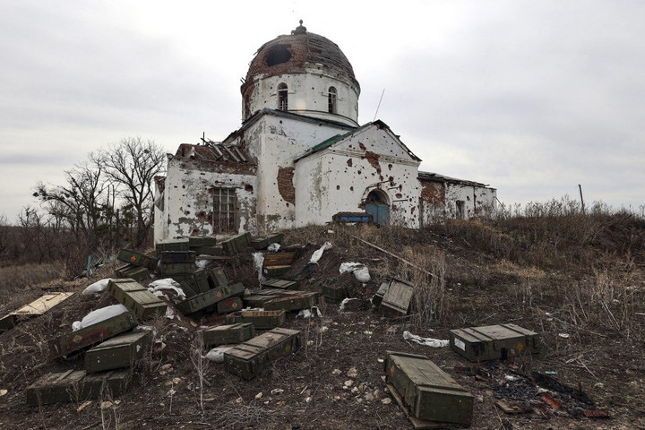 Fotó: AFP/NurPhoto/Viacheslav Madiievskyi Templom volt az ukránok fedezéke