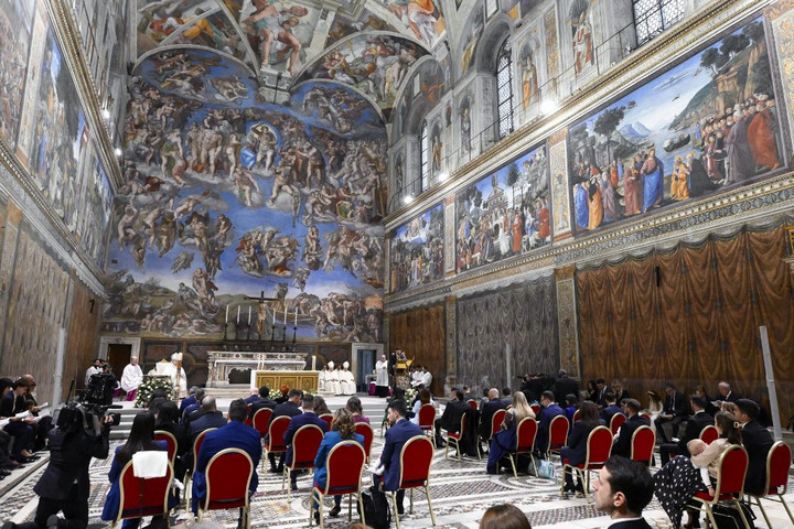 Fotó: Hans Lucas via AFP/CPP/Vatican Media Mi történik a Sixtus-kápolnában?